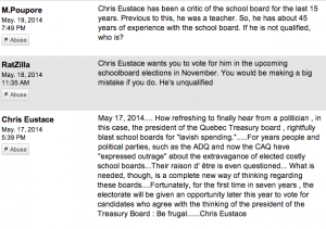 Comments from the CTV News website